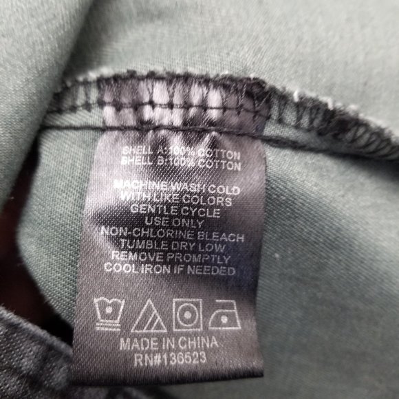 THE NARROWS Black & Green Camo Print Men's Jacket Sz Medium - Picture 7 of 7